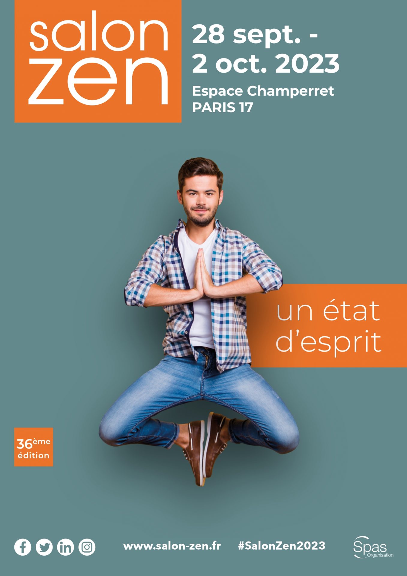 Affiche du salon ZEN paris 2023